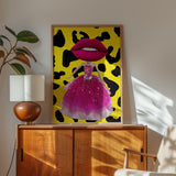 Lippy Lady Print