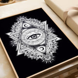 All Seeing Everything (Black) Print