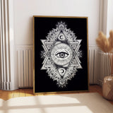 All Seeing Everything (Black) Print