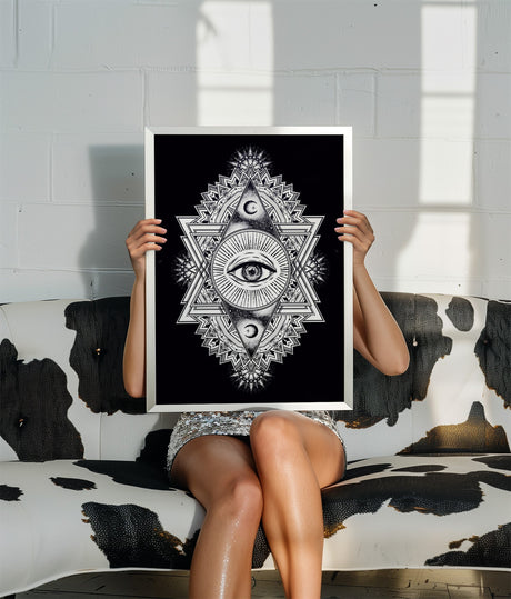 All Seeing Everything (Black) Print