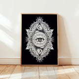 All Seeing Everything (Black) Print