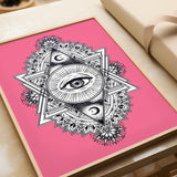 All Seeing Everything (Pink) Print