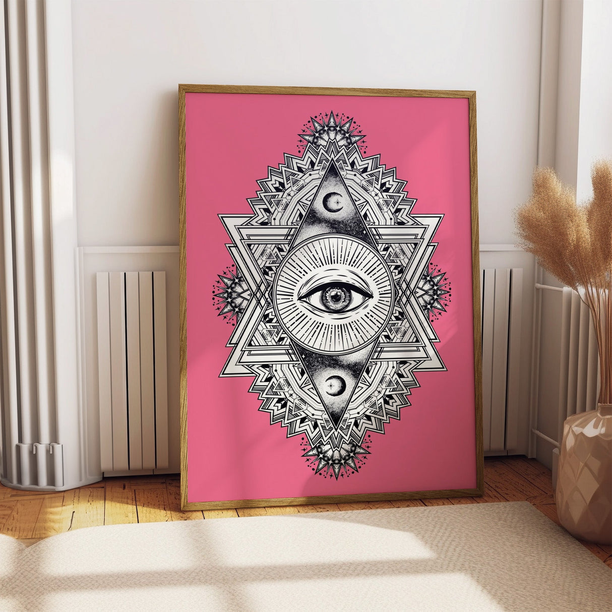 All Seeing Everything (Pink) Print