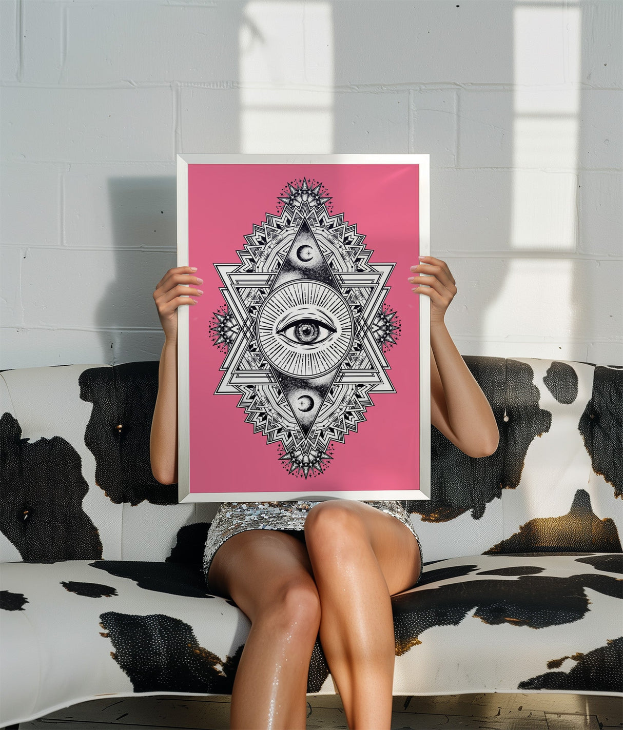 All Seeing Everything (Pink) Print