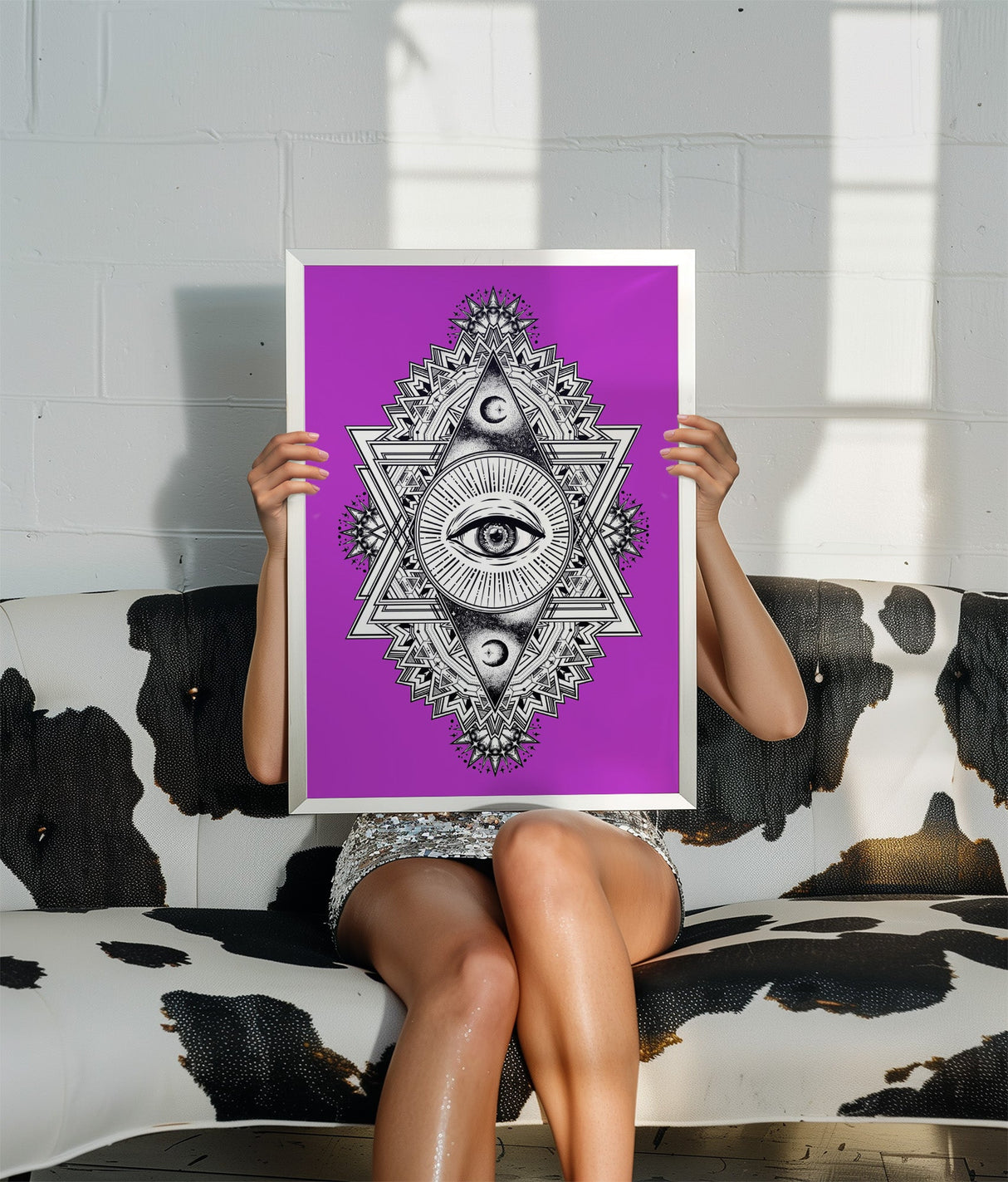 All Seeing Everything (Purple) Print