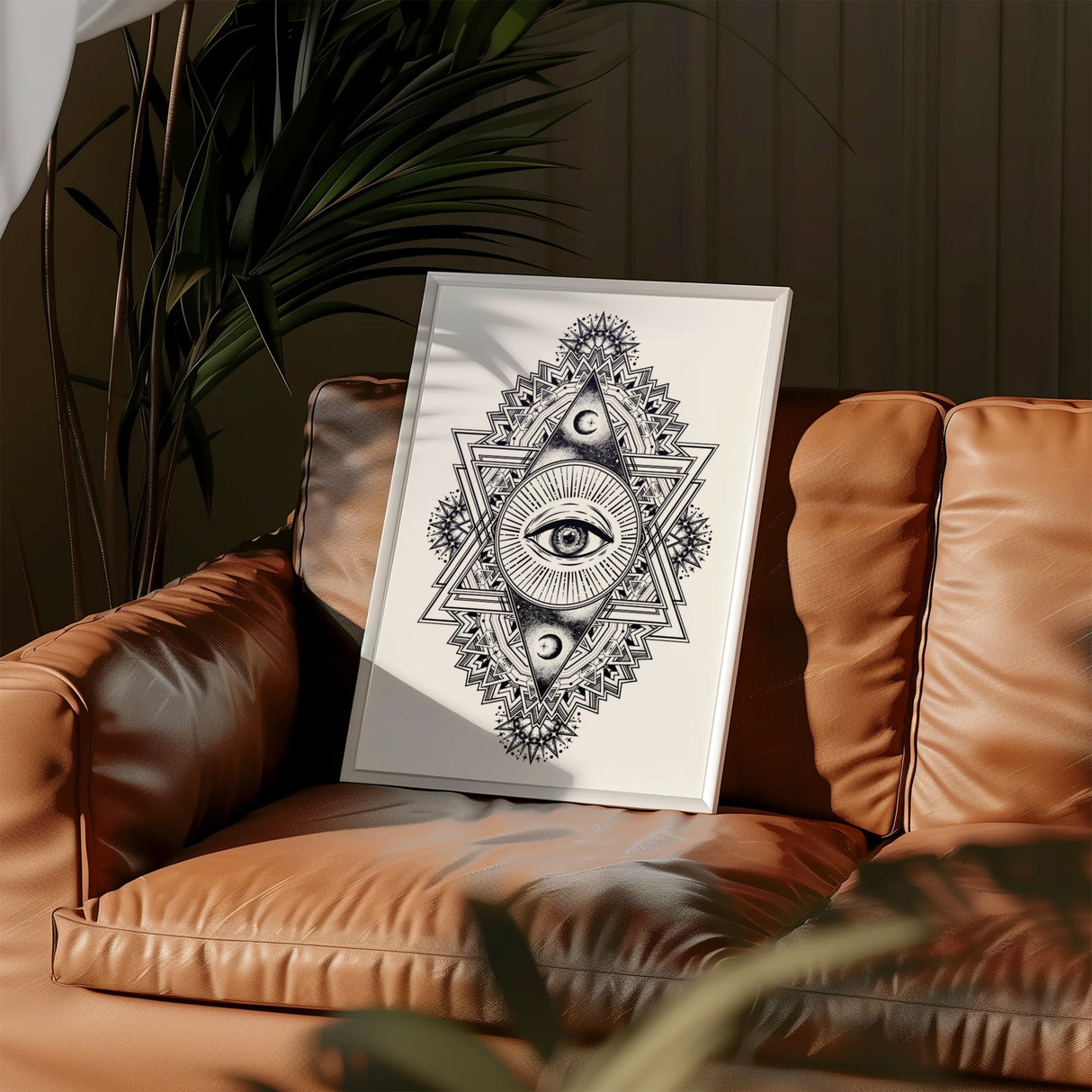 All Seeing Everything (White) Print