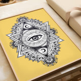 All Seeing Everything (Yellow) Print