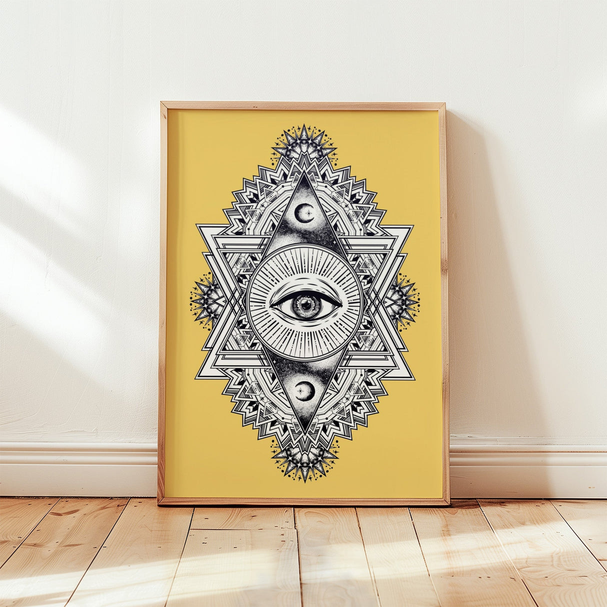 All Seeing Everything (Yellow) Print