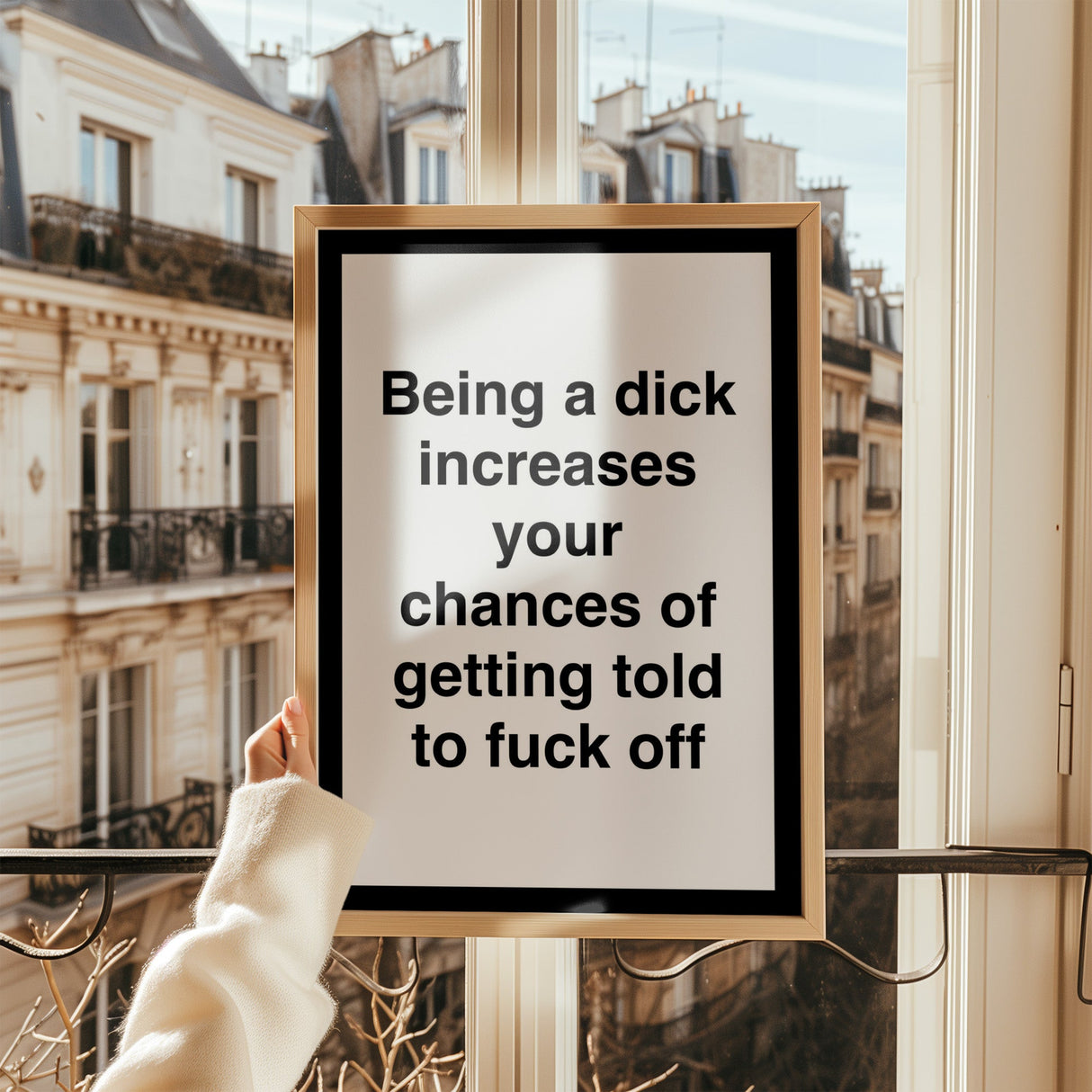 Being A Dick Print