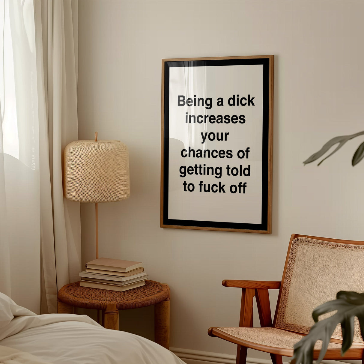 Being A Dick Print