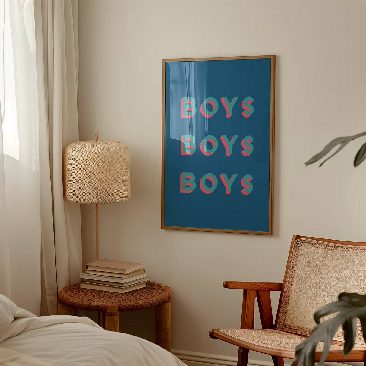 Boys Boys Boys Ink Blue/Pink