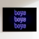 Boys Neon Blue Tubing