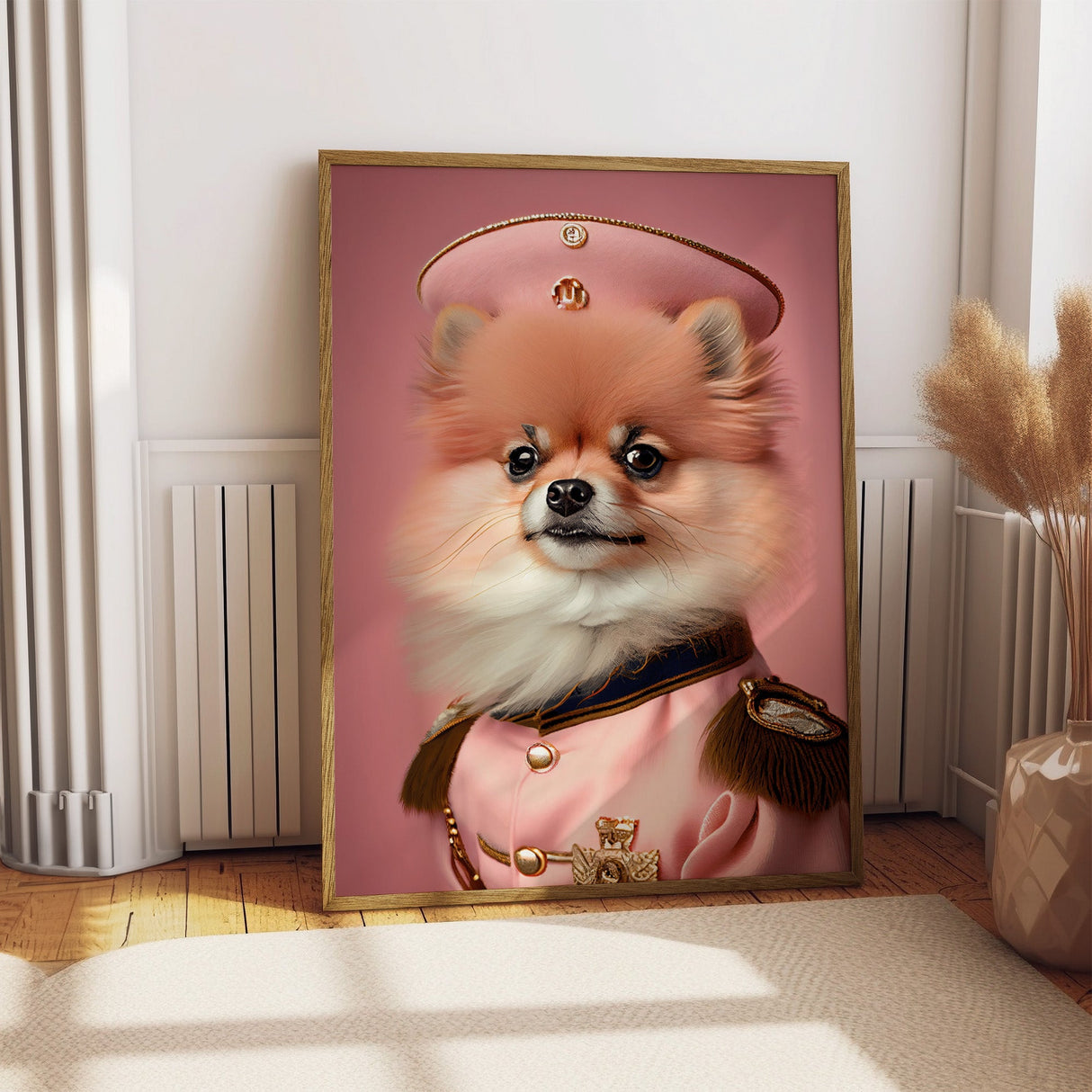 Buddy the Pomeranian - Pink Parade  Print