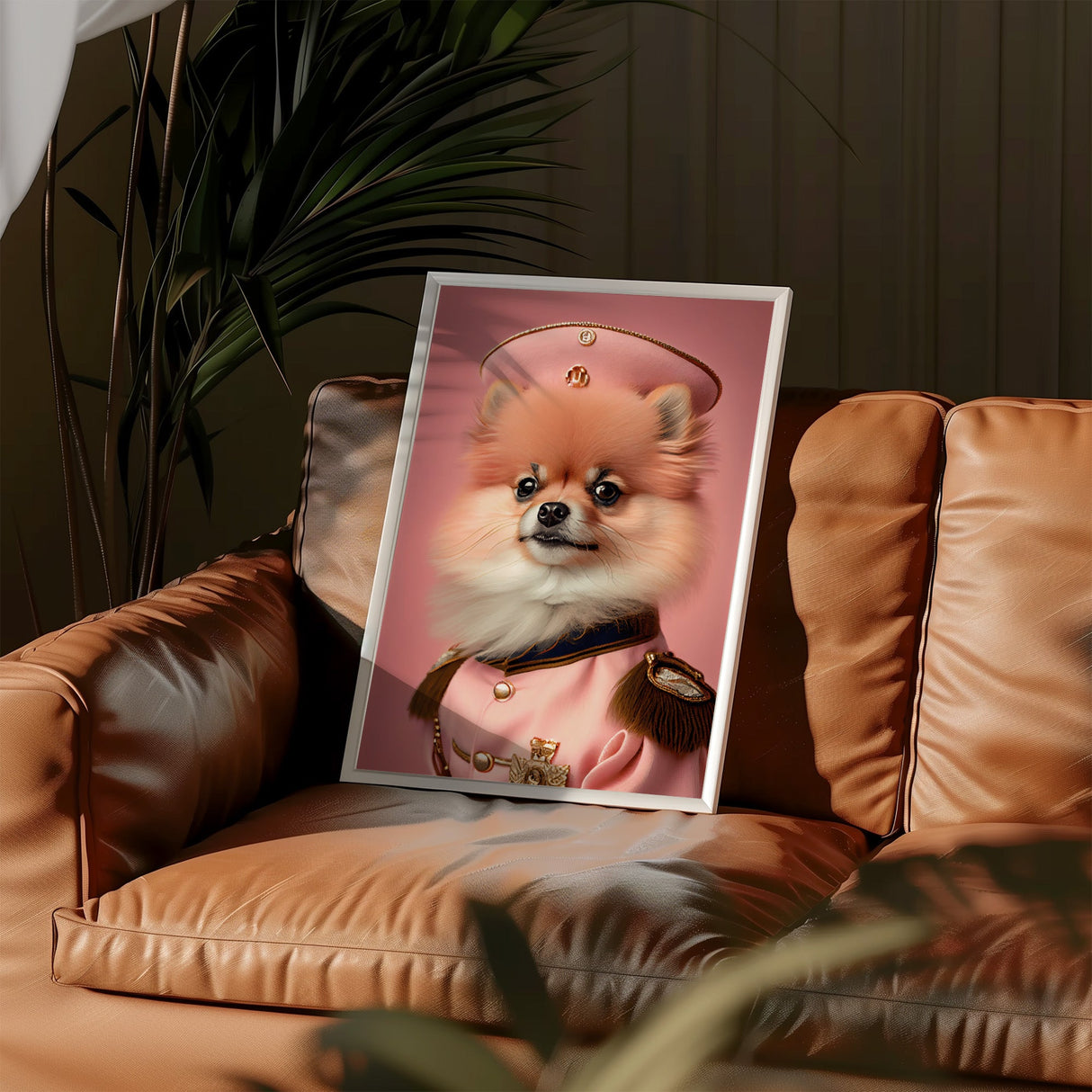 Buddy the Pomeranian - Pink Parade  Print