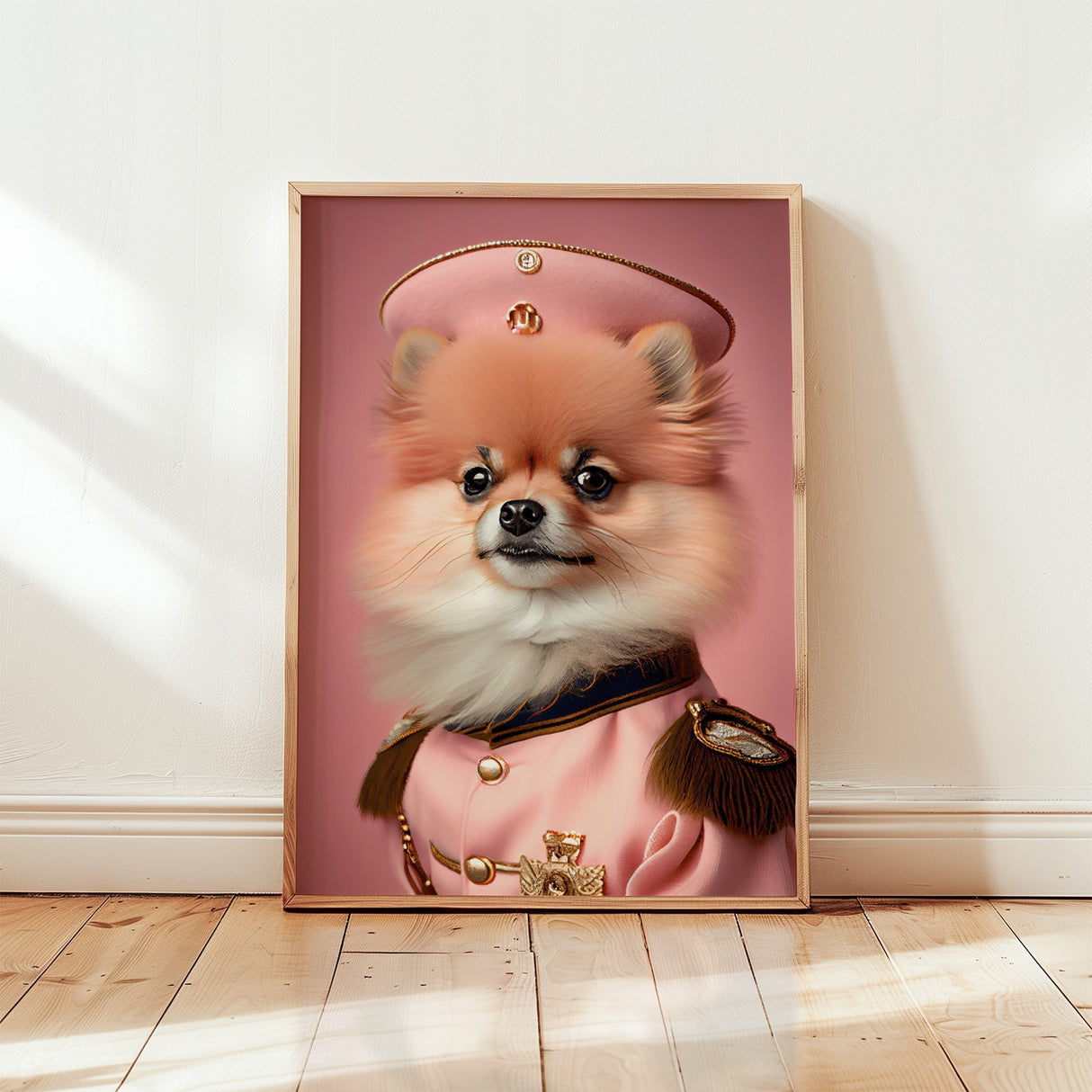 Buddy the Pomeranian - Pink Parade  Print