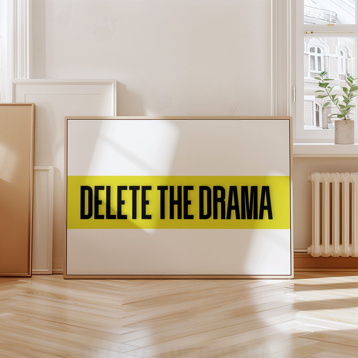 Delete The Drama Print