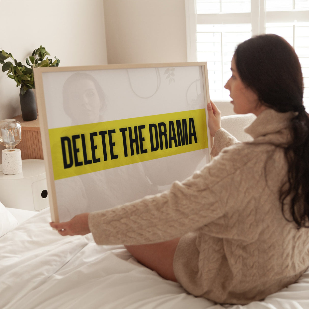 Delete The Drama Print