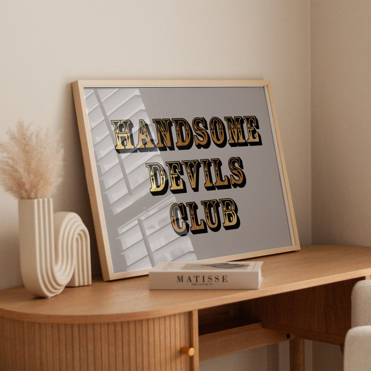 Handsome Devils Club (Grey) Print