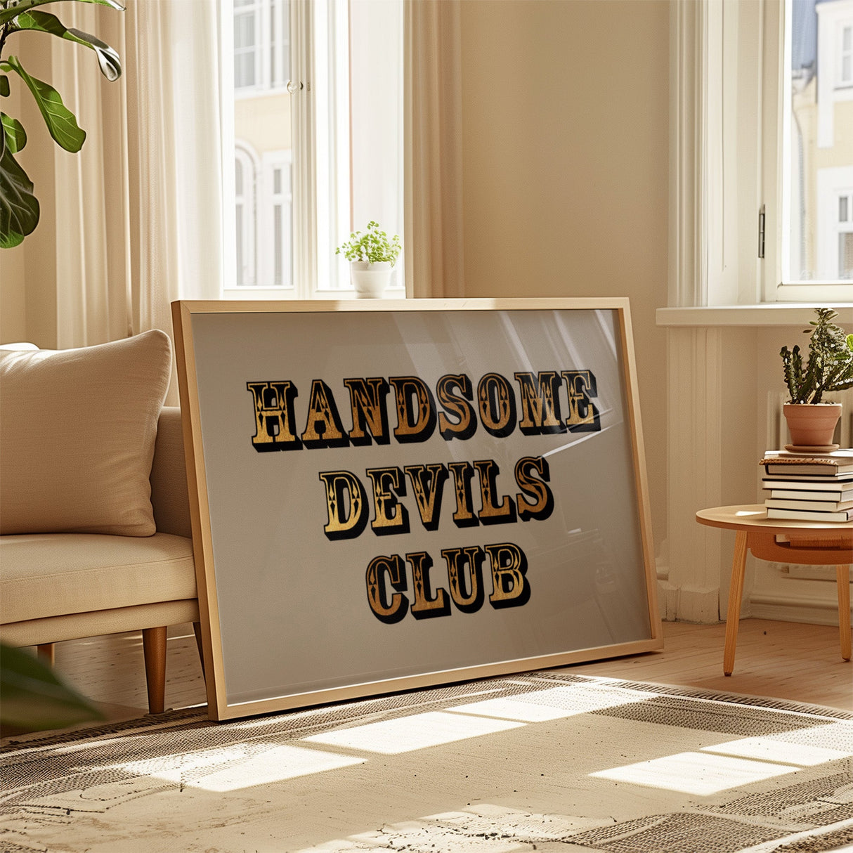 Handsome Devils Club (Grey) Print