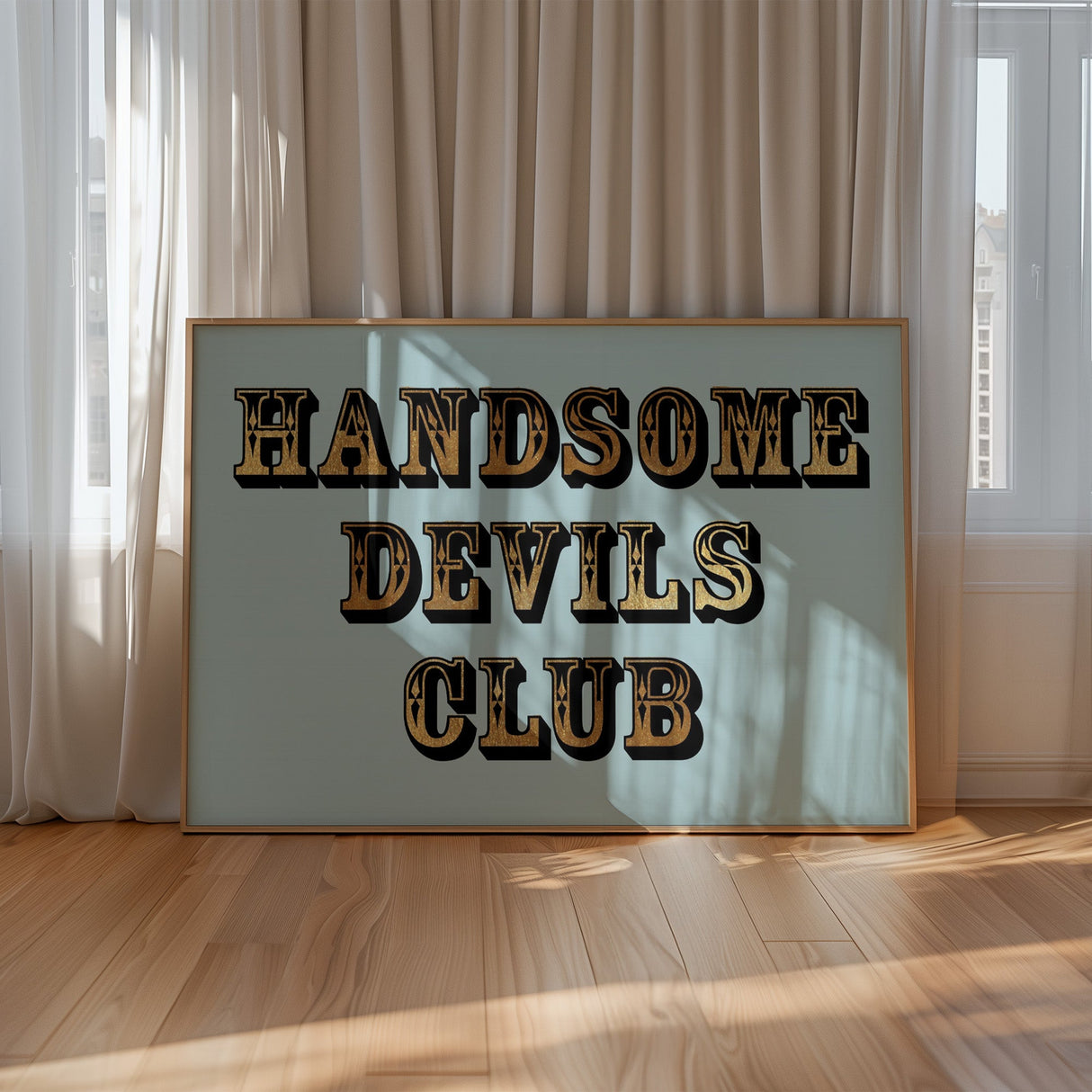 Handsome Devils Club (Blue) Print