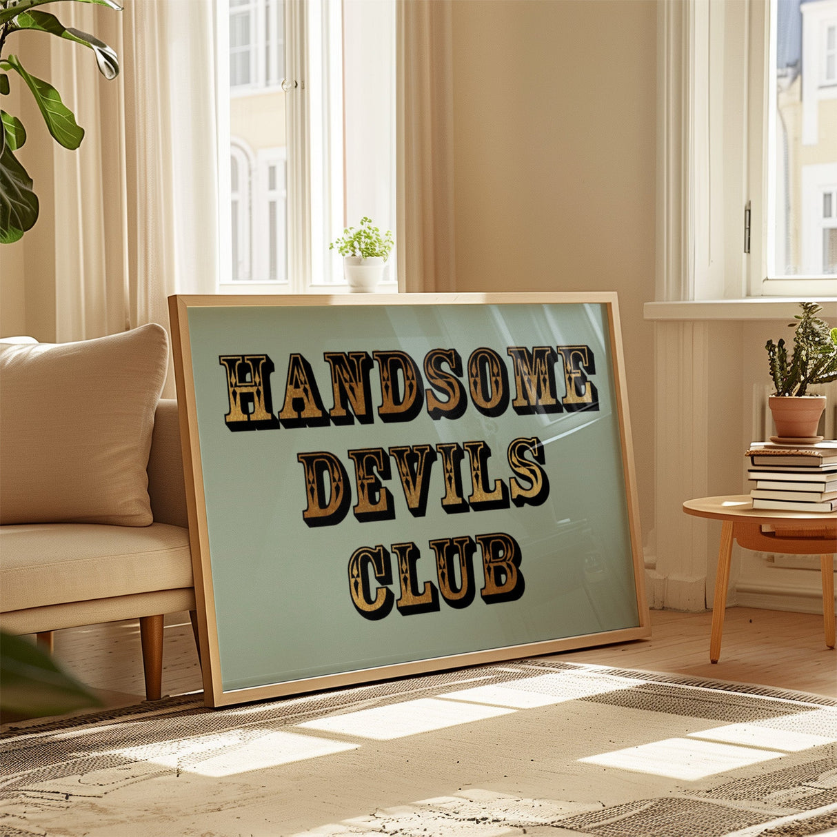 Handsome Devils Club (Blue) Print