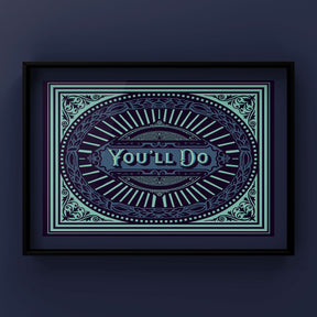 You'll Do Blue Punk Haus