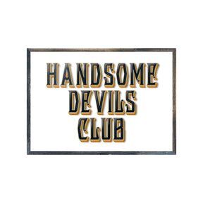 Handsome Devils Club (White) Print Punk Haus
