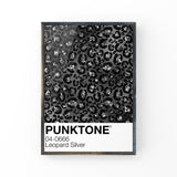 Punktone (Leopard Silver) Print Punk Haus 