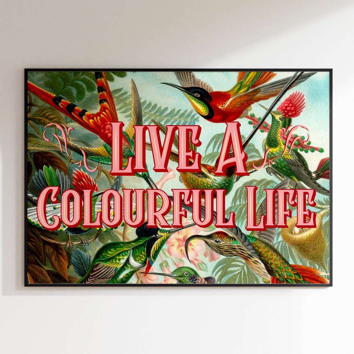 Live A Colourful Life Print