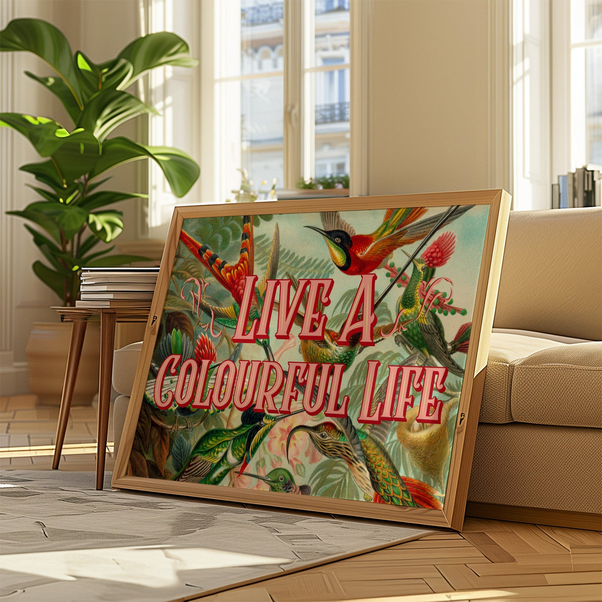 Live A Colourful Life Print