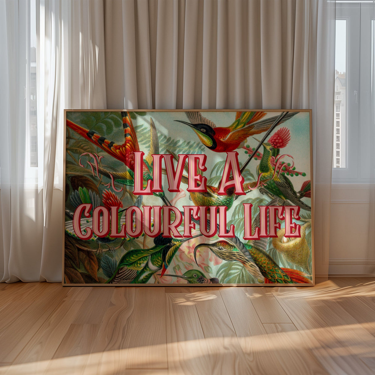 Live A Colourful Life Print