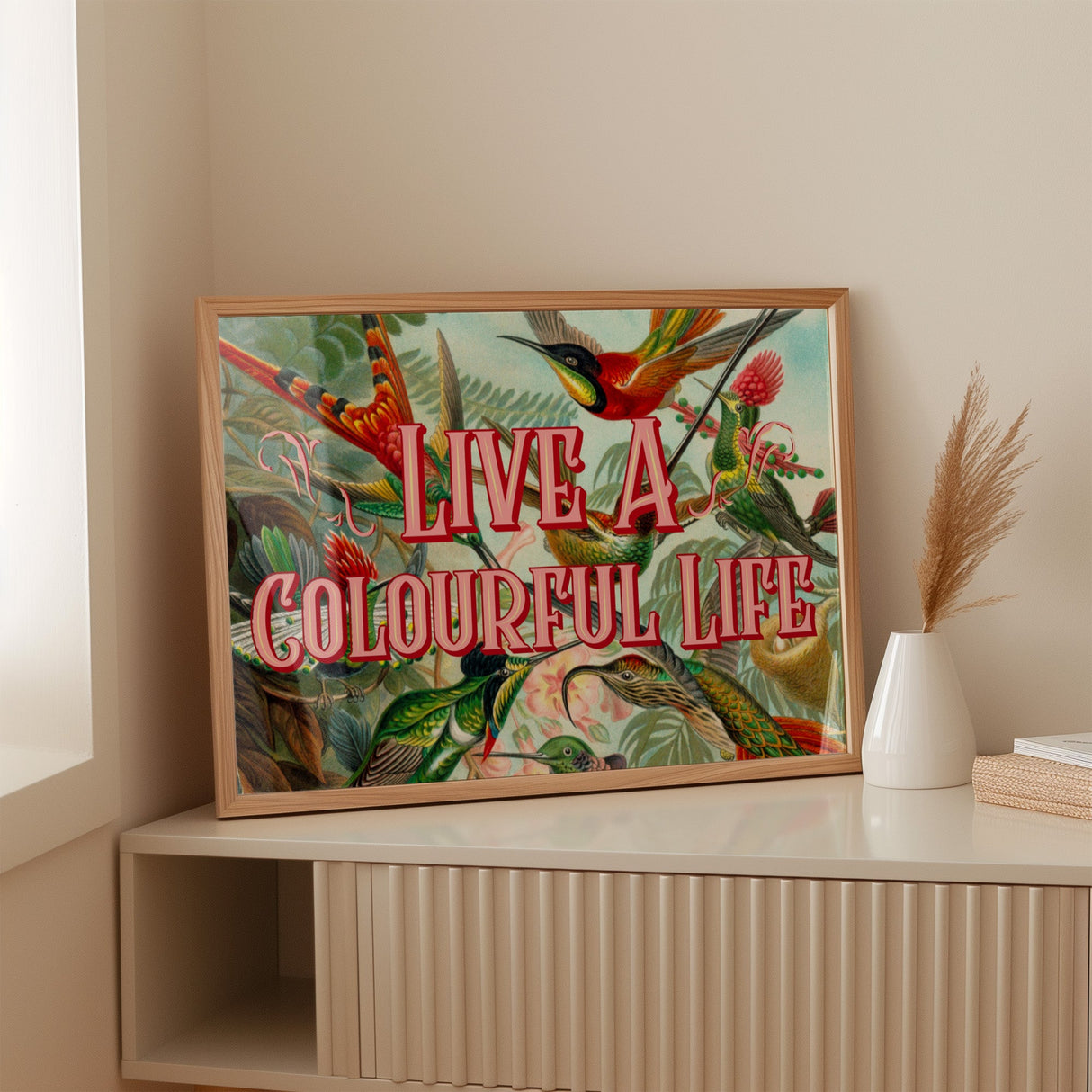 Live A Colourful Life Print