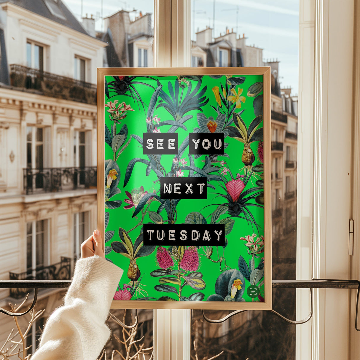 See You Next Tuesday (Green) Print