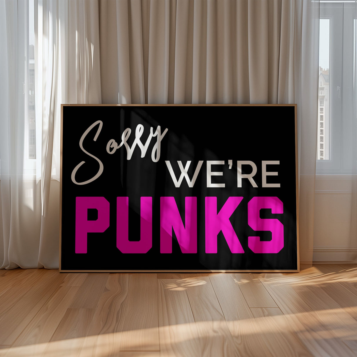 Sorry We’re Punks - PINK