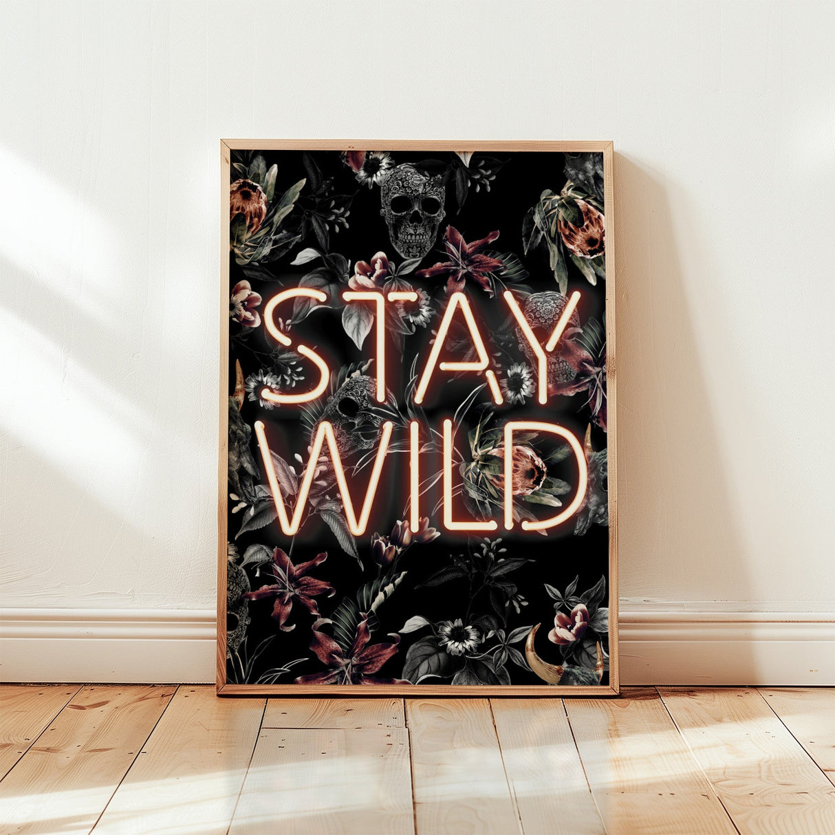 Stay Wild Neon Print