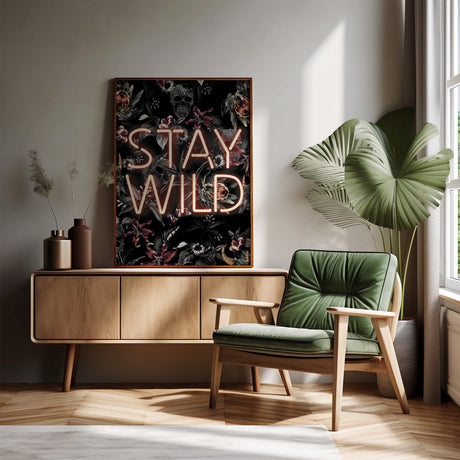 Stay Wild Neon Print