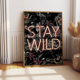 Stay Wild Neon Print