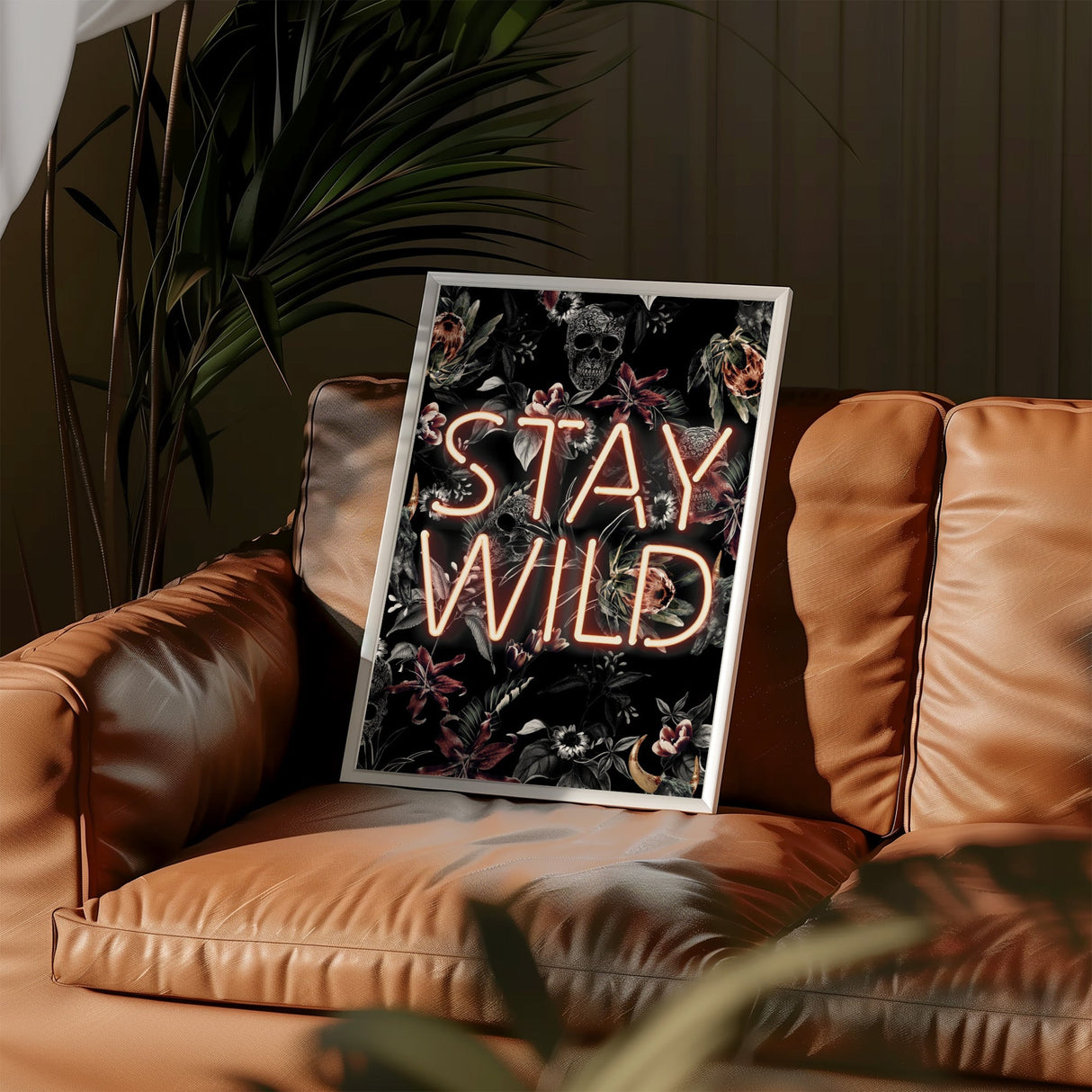 Stay Wild Neon Print