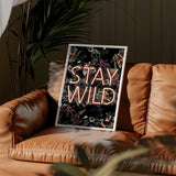 Stay Wild Neon Print