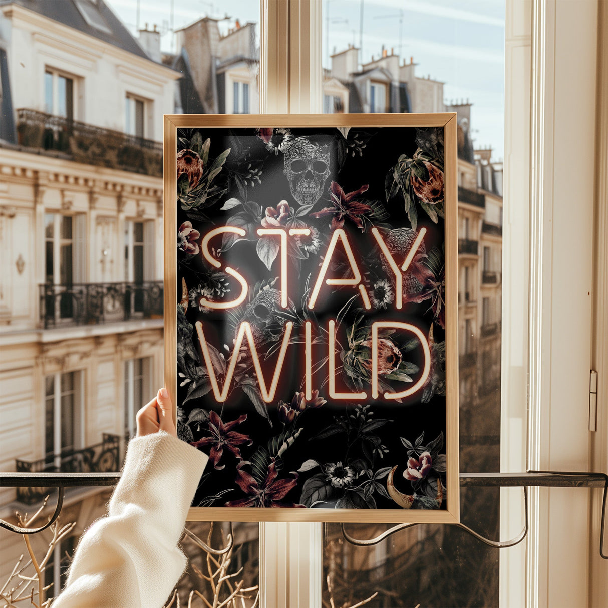 Stay Wild Neon Print