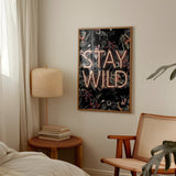 Stay Wild Neon Print