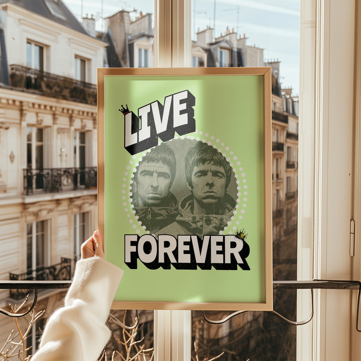 LIVE FOREVER PORTRAIT - GREEN