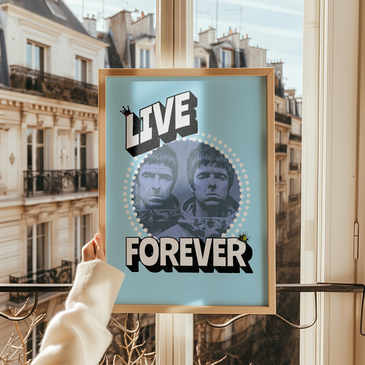 LIVE FOREVER PORTRAIT - BLUE