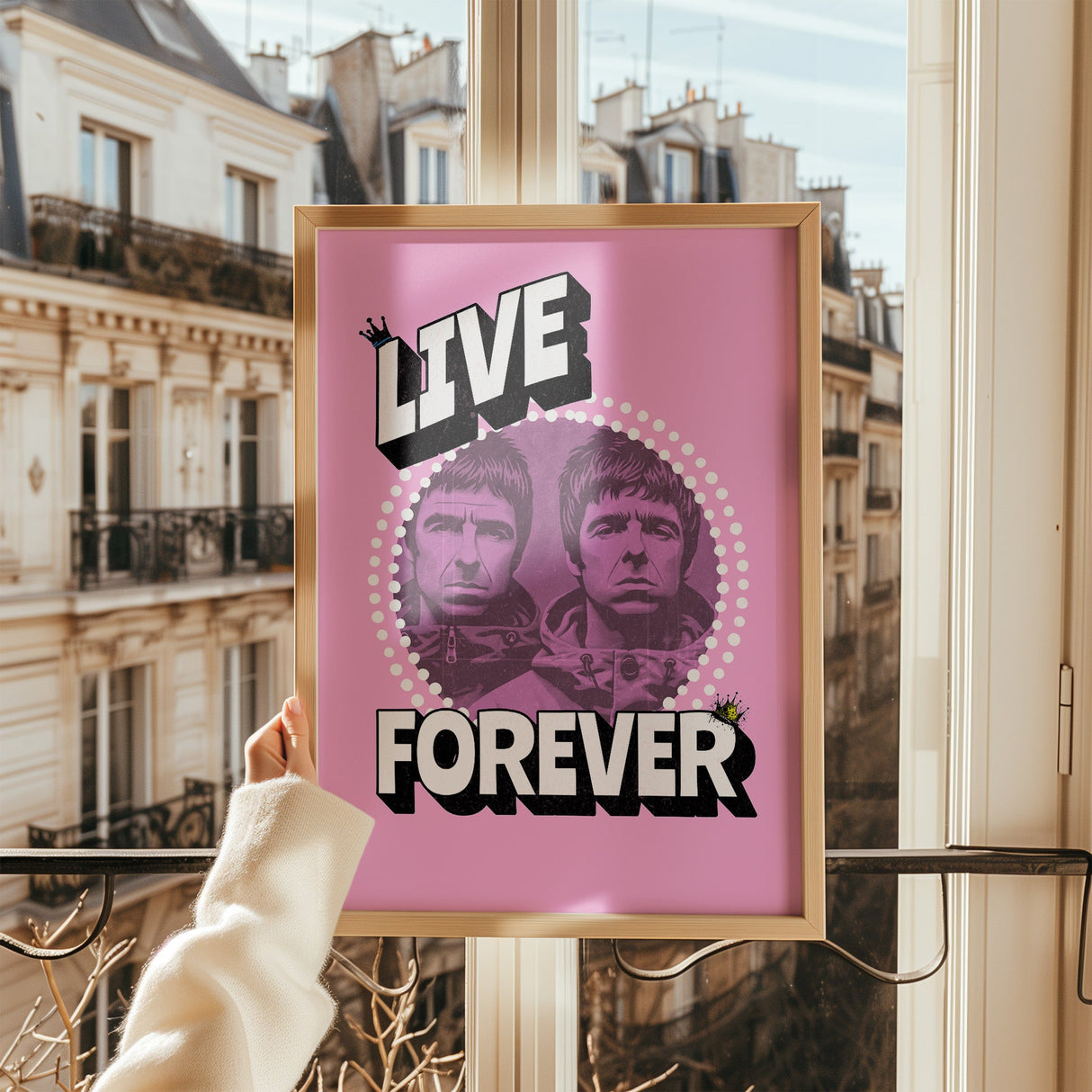 LIVE FOREVER PORTRAIT - PINK