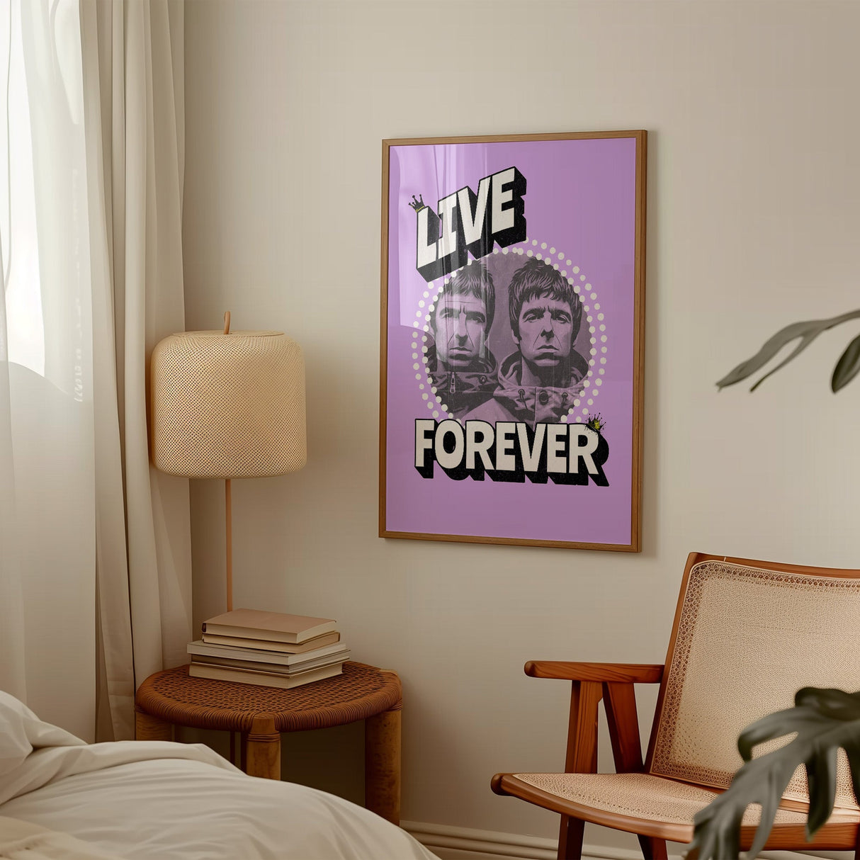 LIVE FOREVER PORTRAIT - PURPLE