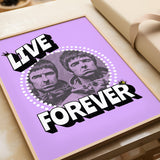 LIVE FOREVER PORTRAIT - PURPLE