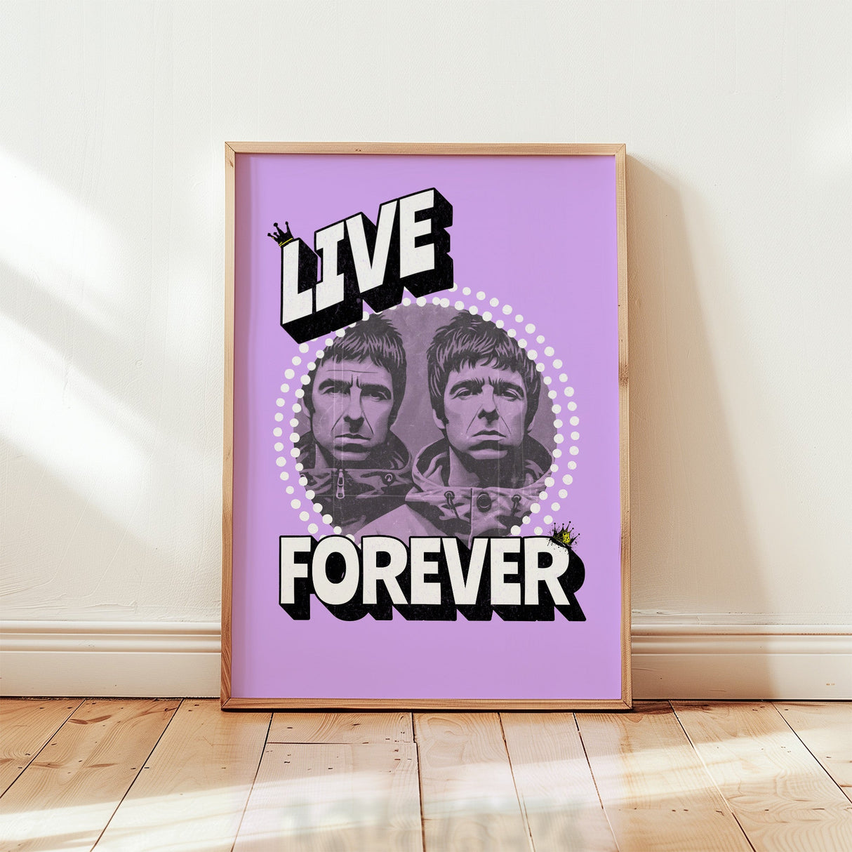 LIVE FOREVER PORTRAIT - PURPLE