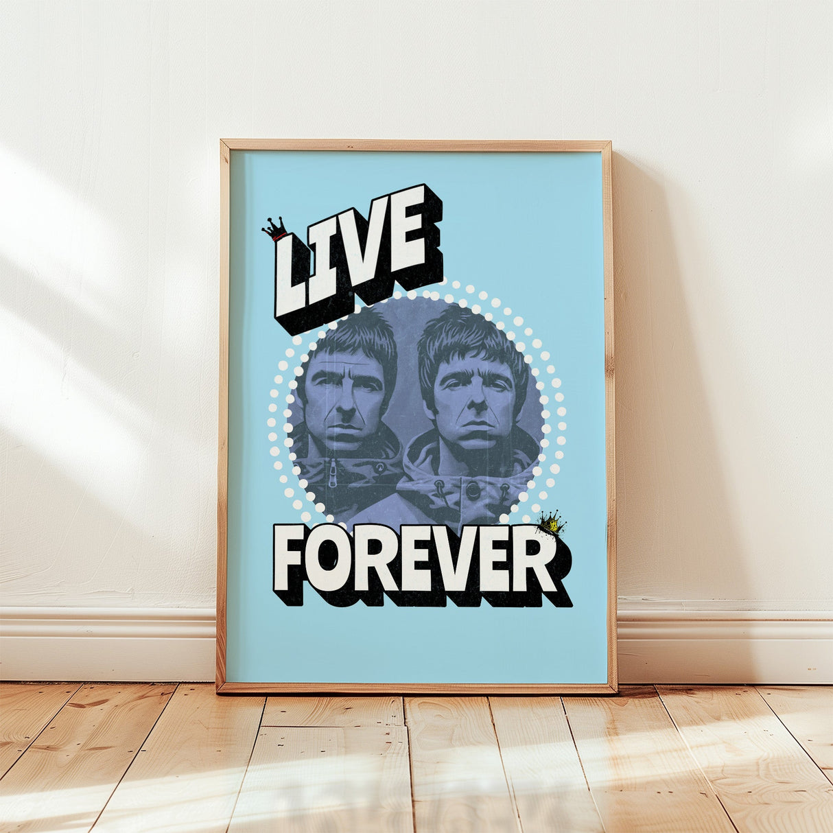 LIVE FOREVER PORTRAIT - BLUE