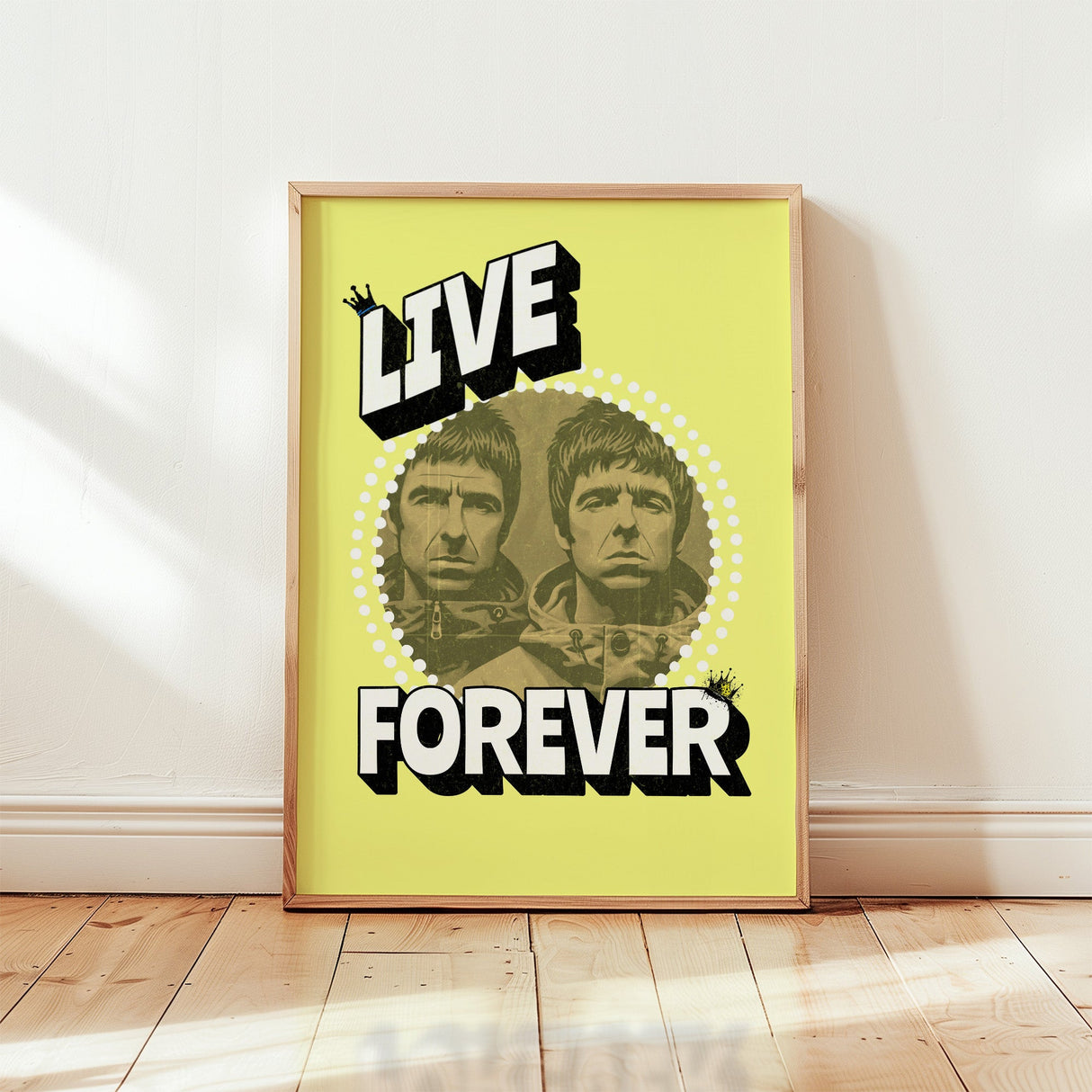 LIVE FOREVER PORTRAIT - YELLOW