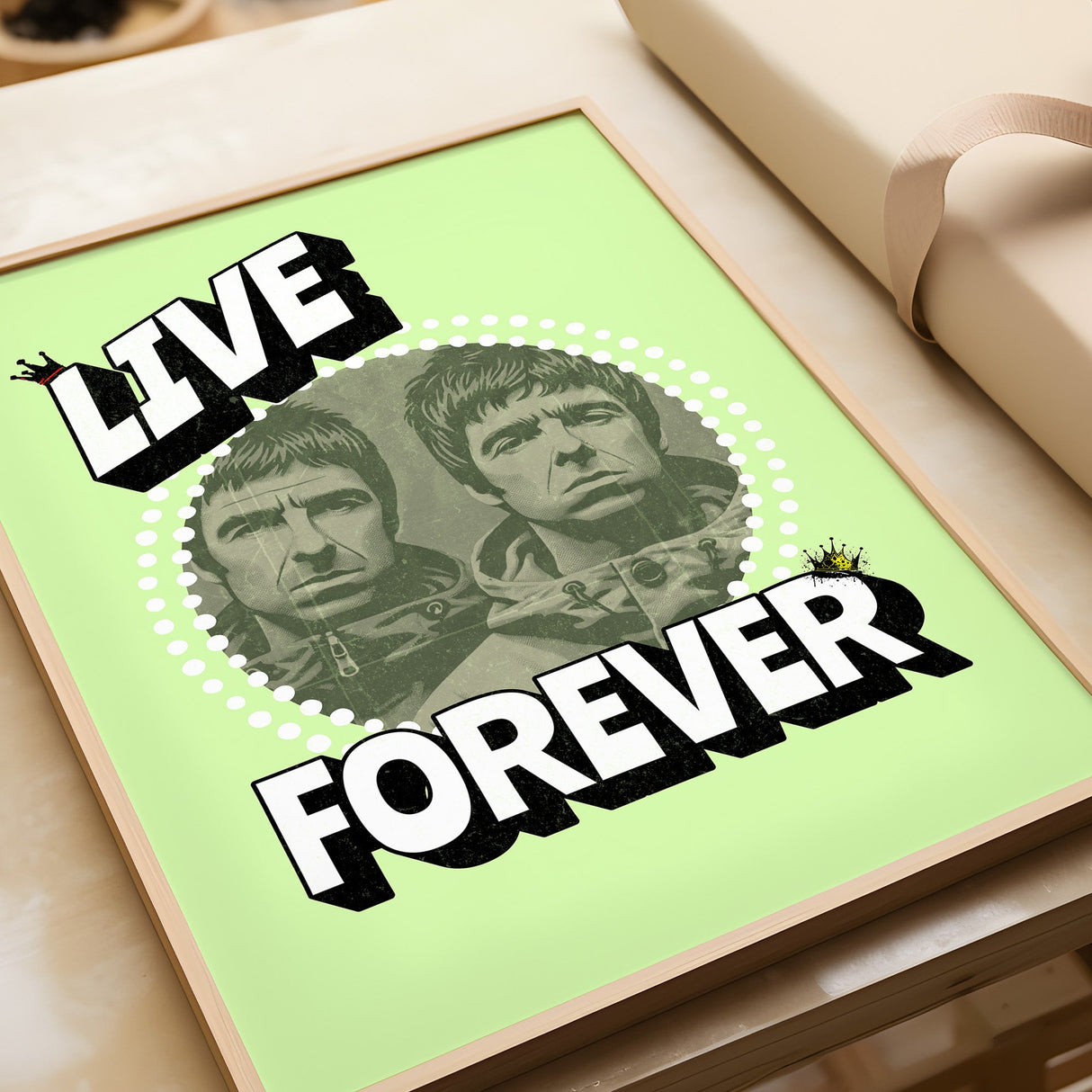 LIVE FOREVER PORTRAIT - GREEN